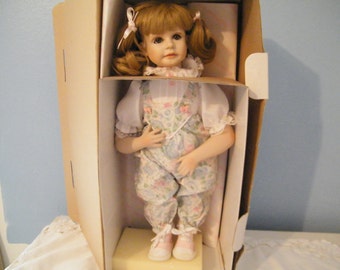 Porcelain Doll On Rocking Horse Amy By Jane Zidjunas The Hamilton Collection