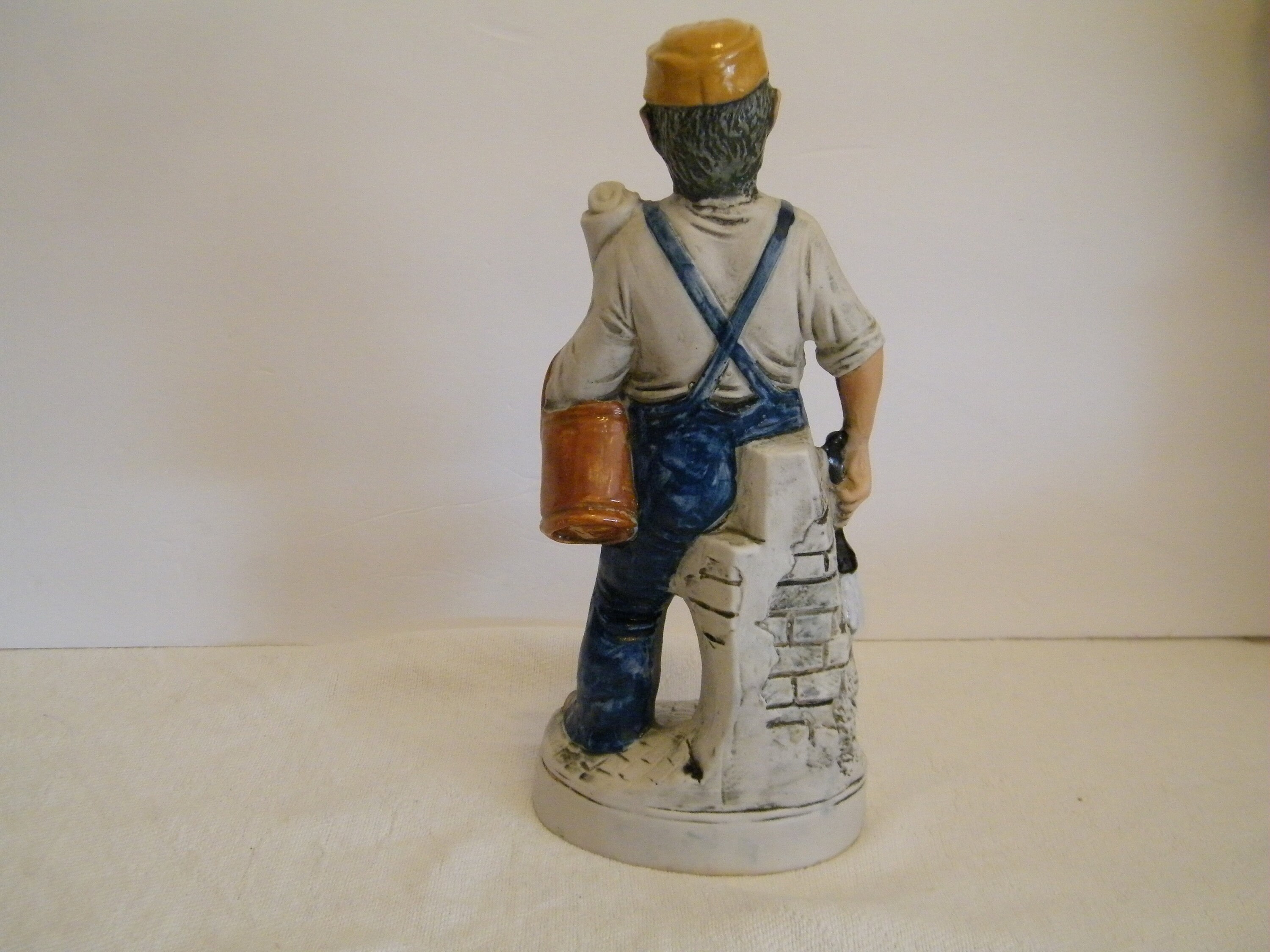 Painter Figurine with unknown Crown N markings an Golden Laurel Wreath