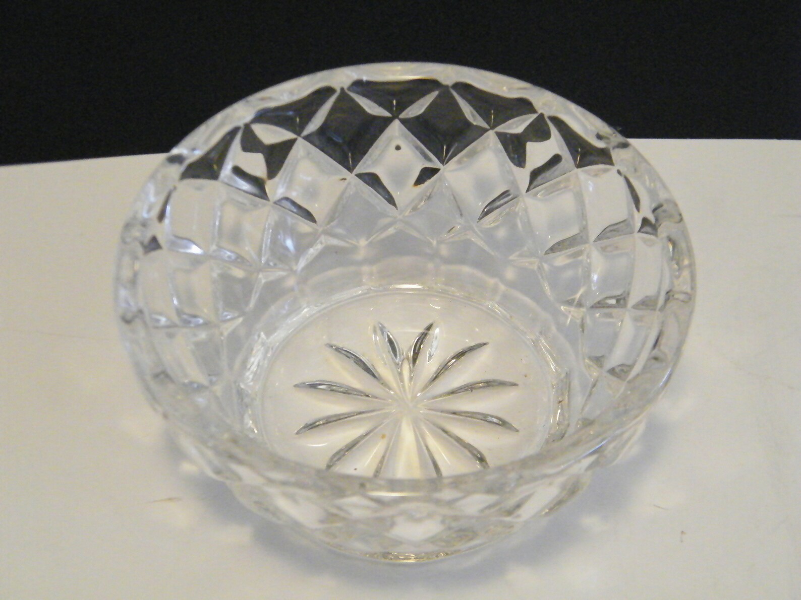 Lenox Czech Crystal Trinket Bowl Vintage small glass vase or Etsy