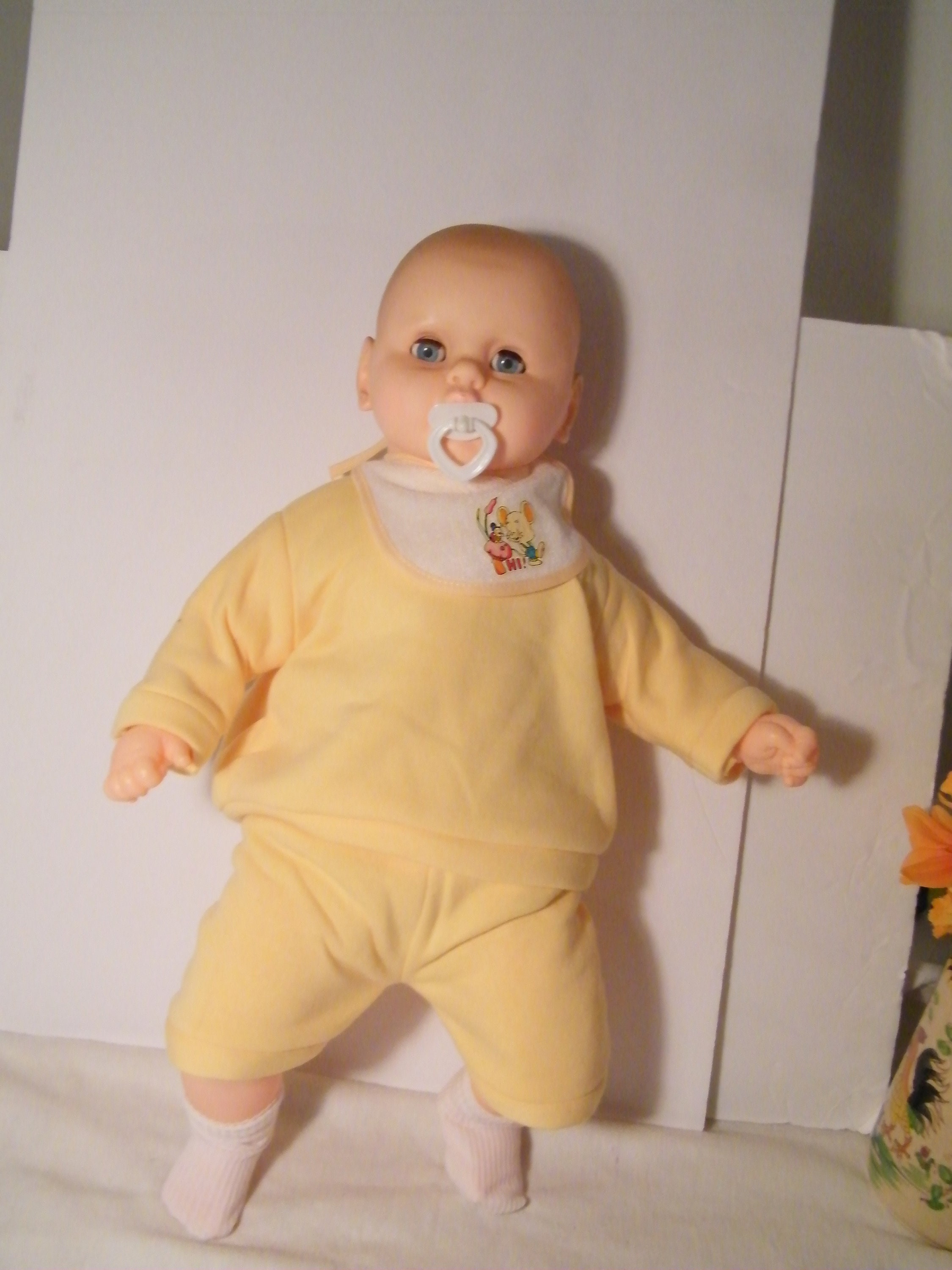Large Baby Doll in Prince William Style Plastic and Soft Filled