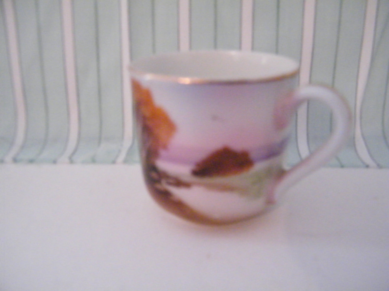 Chikakamchi Demitasse Cup and Saucer Set Vintage Japan