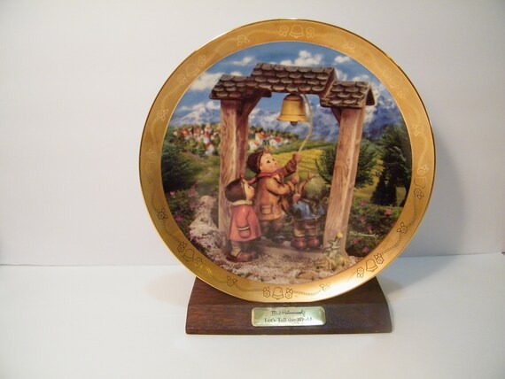 MJ Hummel Collector Plate Lets Tell the World From Danbury