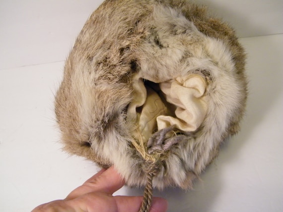 Vintage Rabbit Fur Ladies Muffler handmade soft r… - image 6