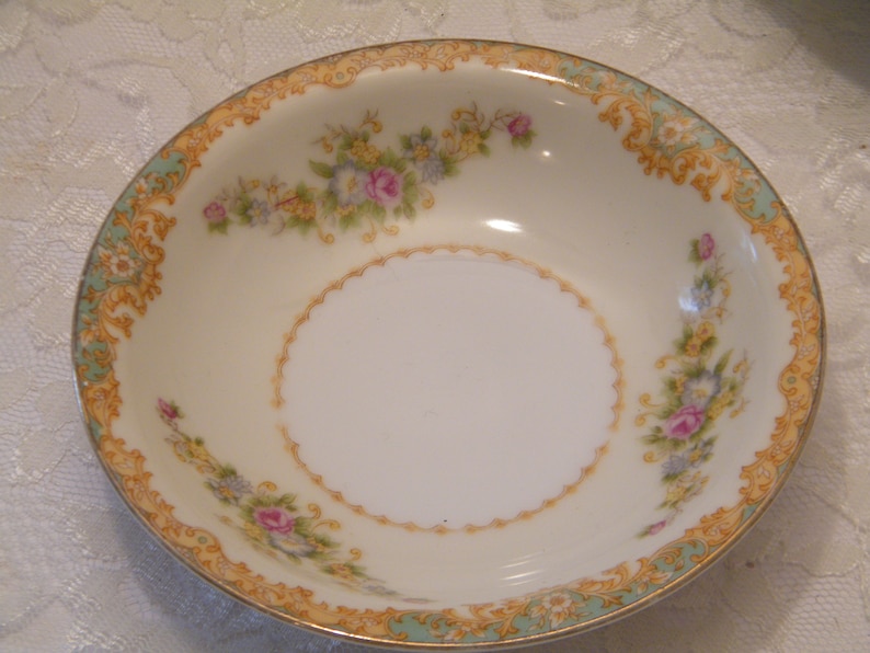 Set Yamaka Tajimi Occupied Japan Luncheon Dishes Vintage Etsy