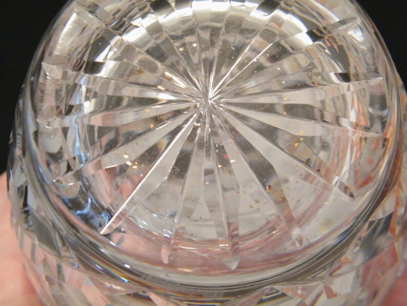 Waterford Crystal Vase in Retired Lismore Pattern Vintage 7 Etsy