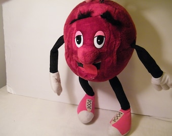 Large Vintage 1980's California Raisins Rubber Face Plush