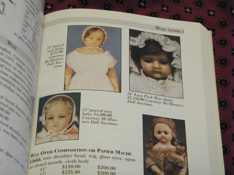 Doll Values Antique to Modern Reference Guide by Patsy Moyer Etsy