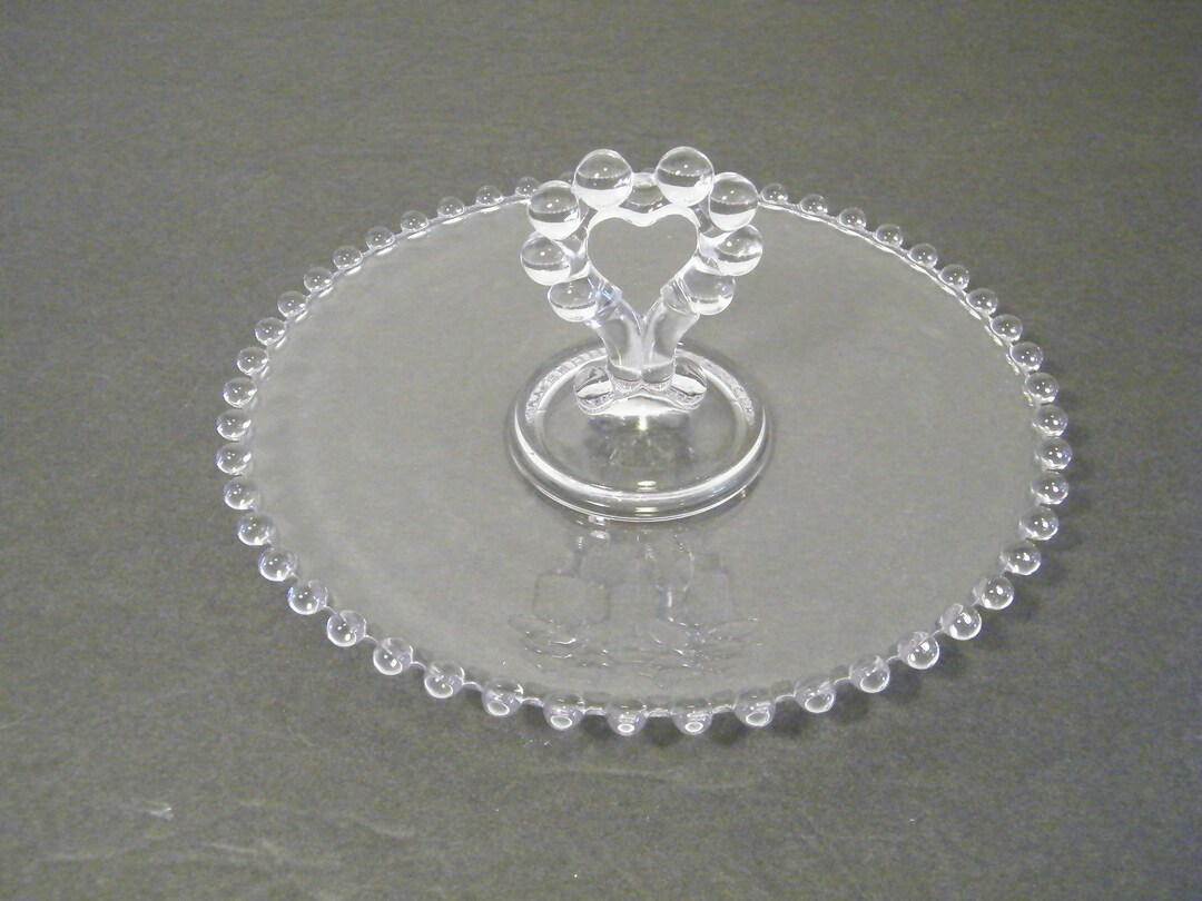 Candlewick Crystal Tidbit Tray or Plate by Imperial Vintage