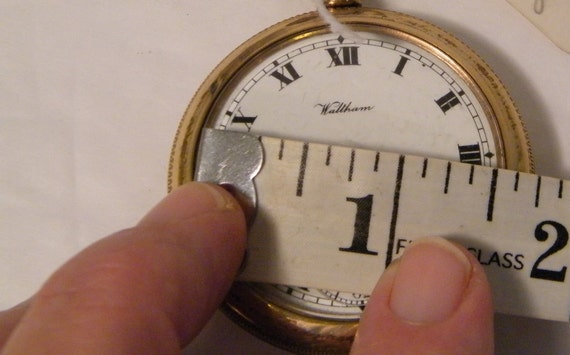 Antique 1900 Waltham 7 Jewel Pocket Watch for Repair/ Parts