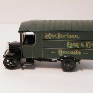 Macfarlane Lang Biscuits Delivery Truck Die Cast Model made in Great Britain by Corgi, Vintage Collectible toy truck,
