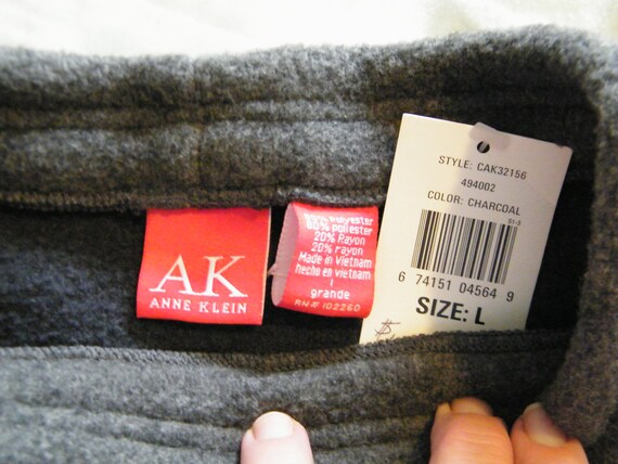 Anne Klein Fleece Pullover Size Large, Vintage Ne… - image 2