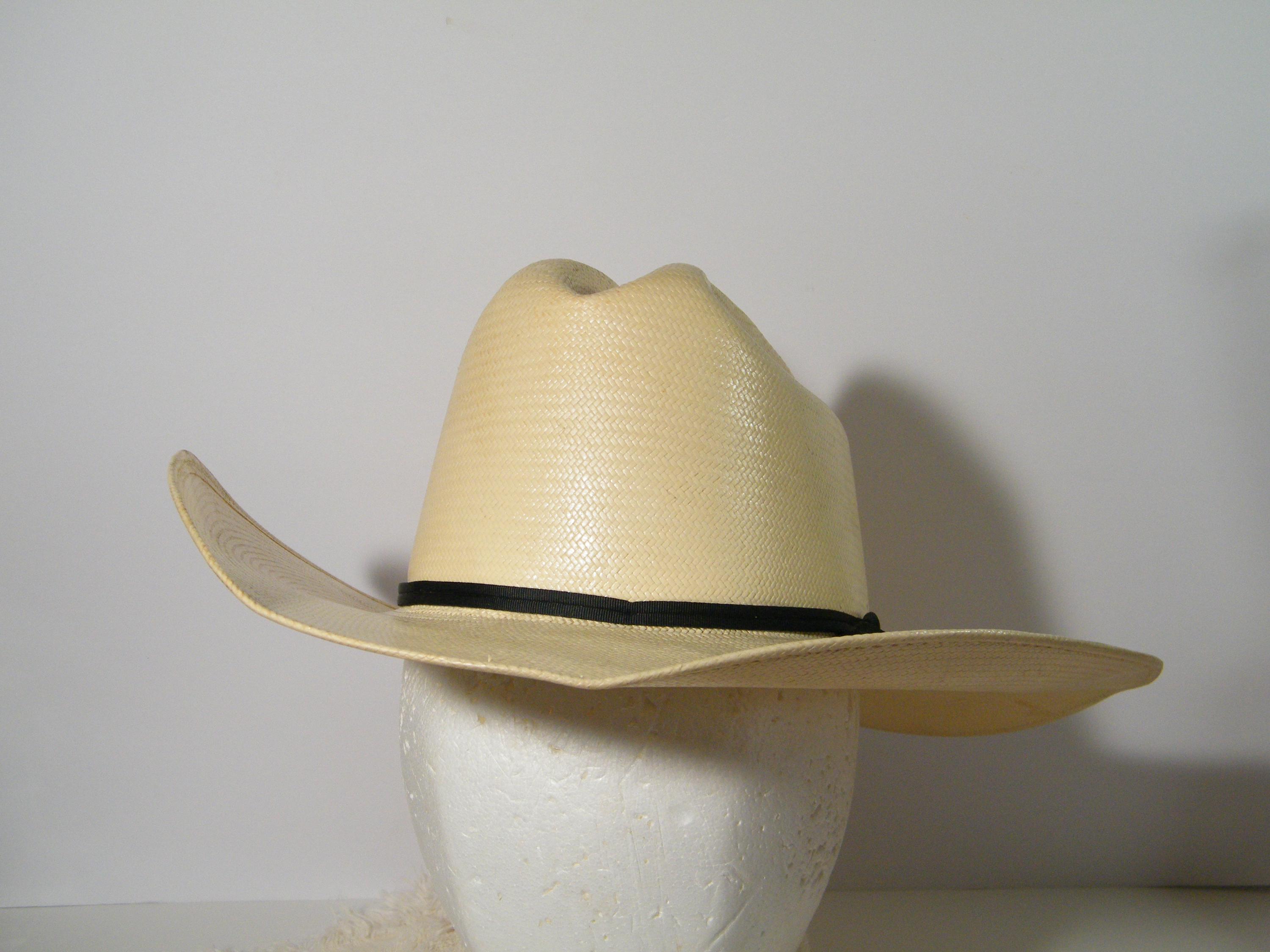 Resistol Shantung Panama H7705 Fuller Cowboy Hat Resistol Colt 20X Straw Cowboy Hat – McKinney Hat Company main image 3