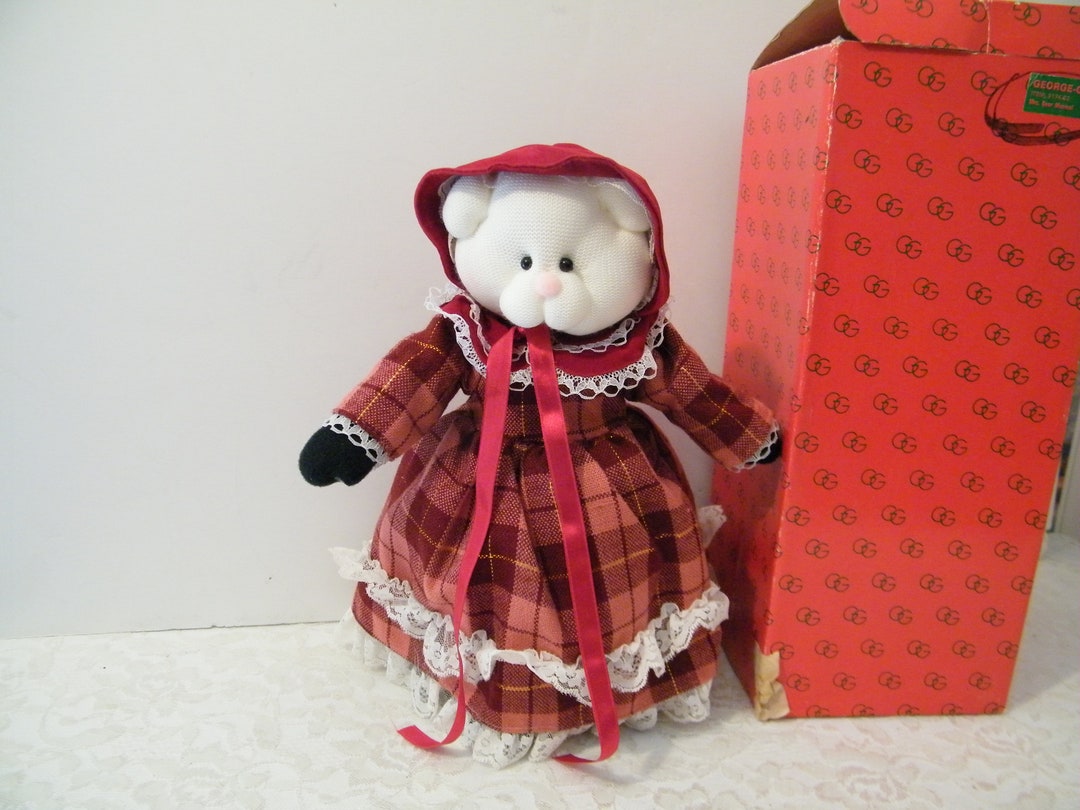 Musical Christmas Bear by Good, Vintage 1989 Animated Toy Plays Have Yourself A Merry
