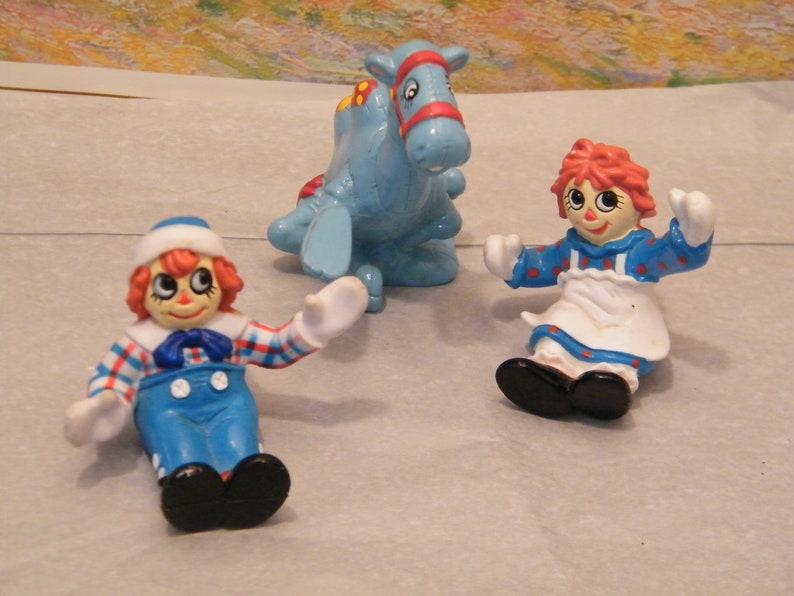 Birthday Party Supplies 20 Raggedy Ann Andy Vintage 1988 Small