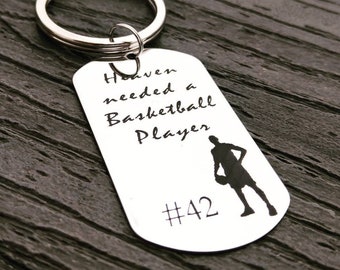 Memorial Keychain - Memorial Gift - Basketball Coach - Surfer - Dad Personalized Keychain - Loss of father - Loss of son - RIP Mom Keychain