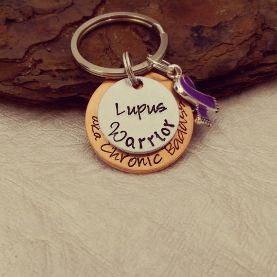 Lupus Keychain Lupus Warrior Keychain Jewelry | Etsy