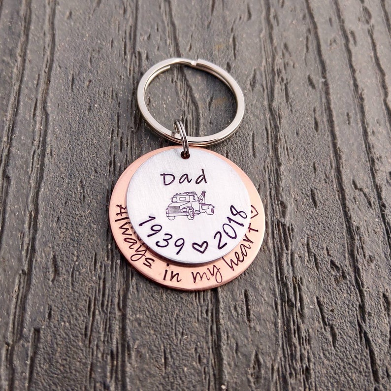 Tow Truck Driver Memorial Keychain Memorial Keychain Etsy