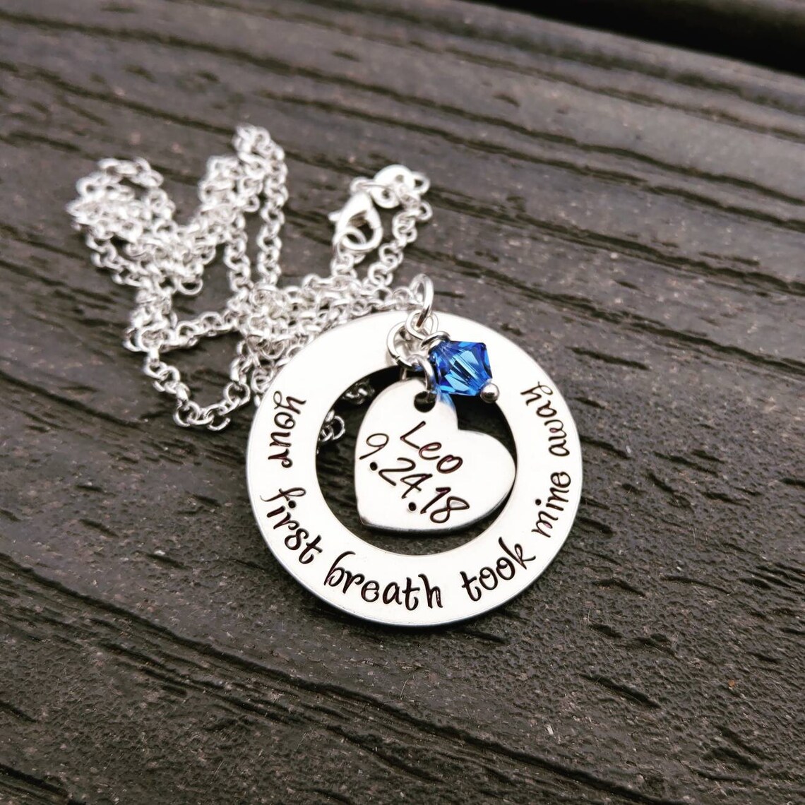 Personalized Mom Necklace Mommy Jewelry Mother's Day Etsy