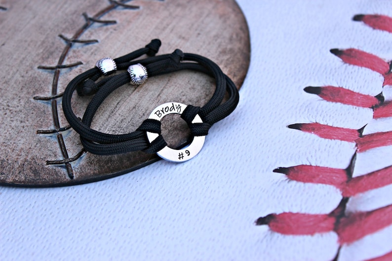 Sports Paracord Bracelet Soccer Bracelet Youth Softball Etsy