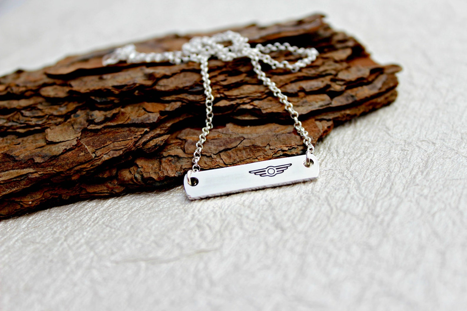 Pilot wings necklace Clearance