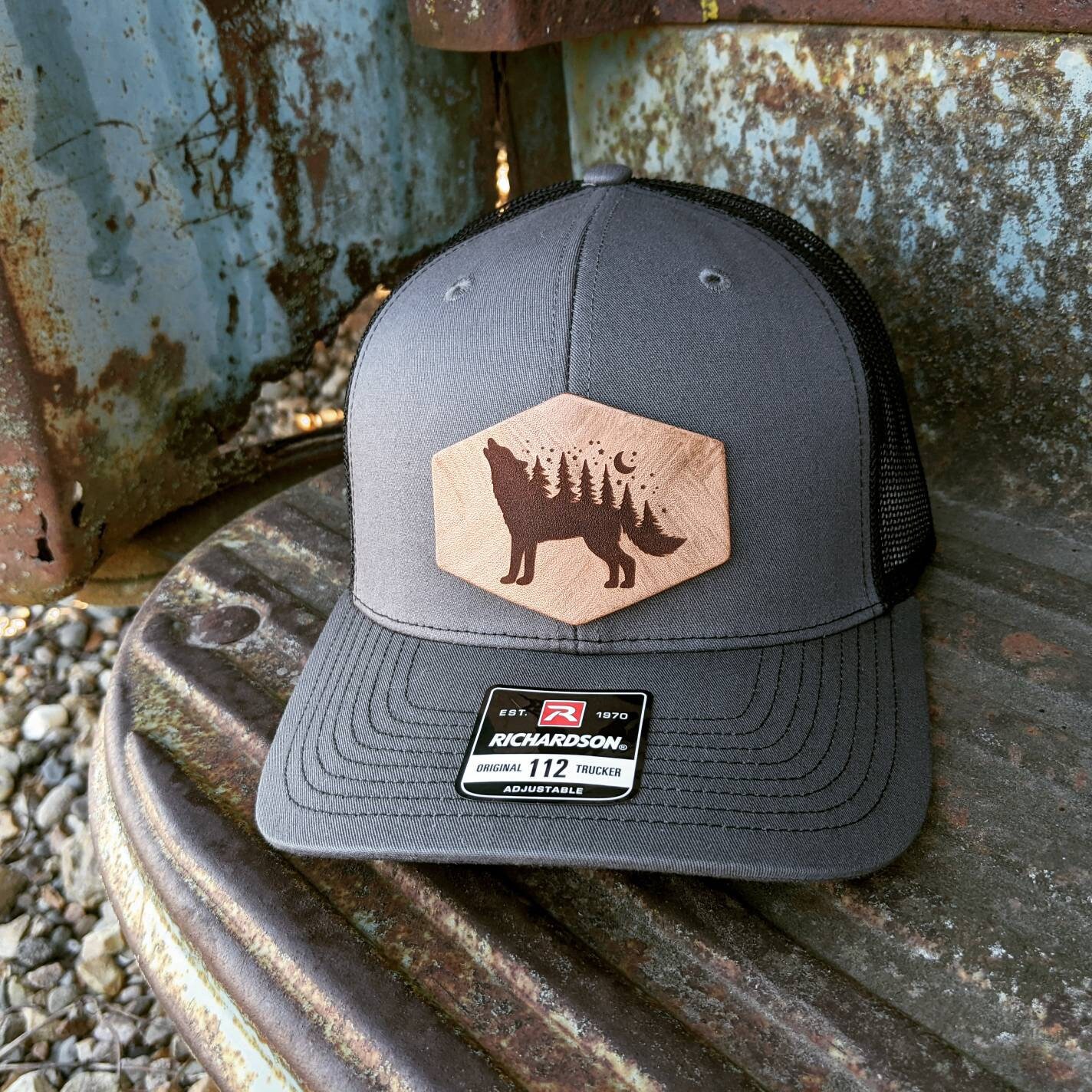 Custom Hat Wolf Hat Richardson Hat 