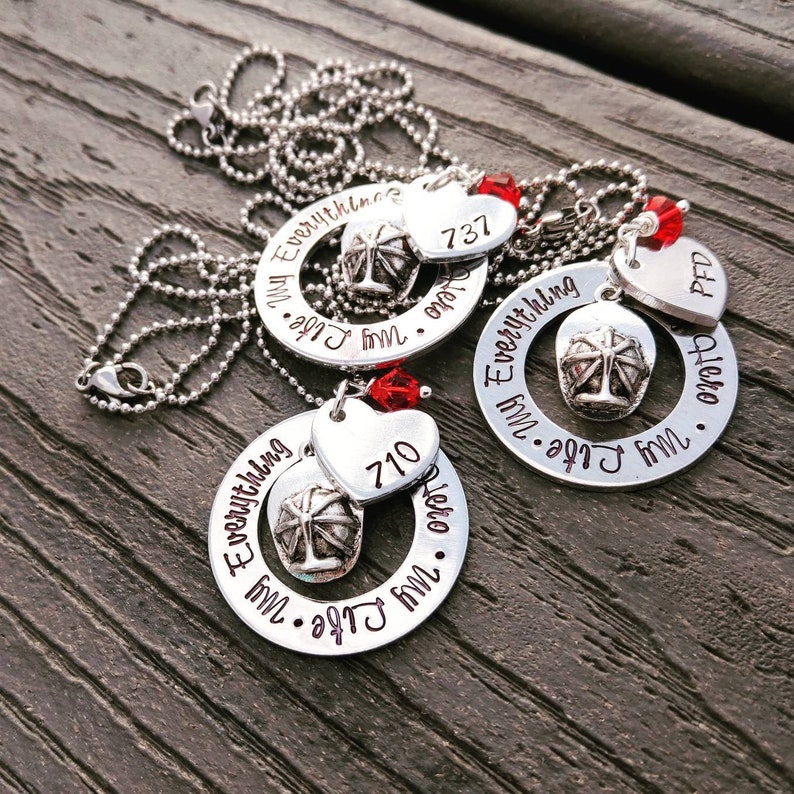 Firefighter Wife Necklace Firefighter Girlfriend - Etsy