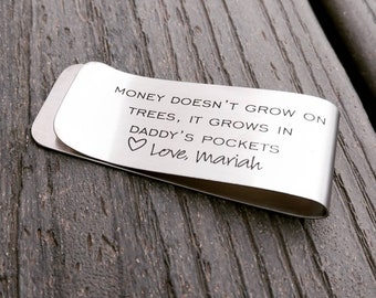 Daddy Gift - Dad Money Clip - Dad Gift - Grandpa Money Clip - New Dad Gift - Grandpa Gift - Father's Day Gift - Gift for Papa - Daddy