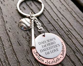 Daddy Keychain - Dad Keychain - Dad Gift  - Best Dad Keychain - Father's Day Gift - Personalized Dad Keychain - Dad Hero Keychain - Father