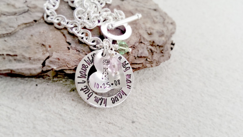 Oilfield Wife Jewelry Oilfield Wife Gift Oil Tower Jewelry Oilfield Girlfriend Oilfield Wife Bracelet Roughneck Wife Jewelry