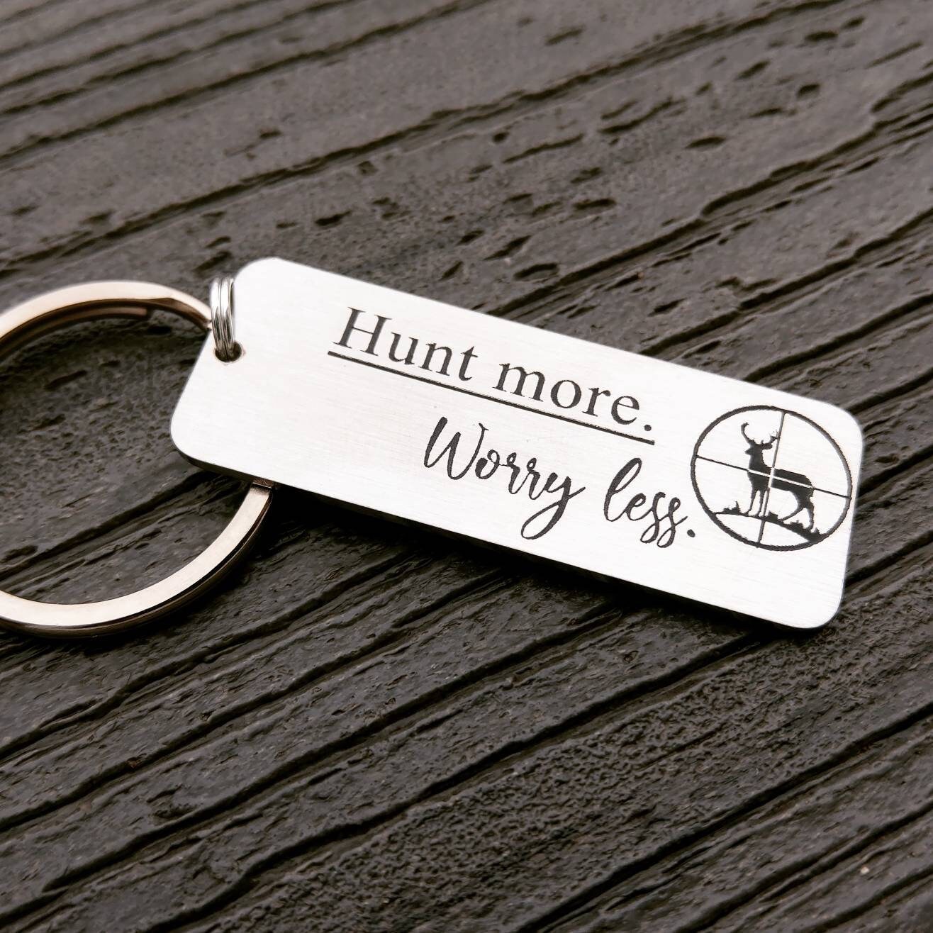 Hunting Keychain Hunting Care Package Hunter Keychain Etsy