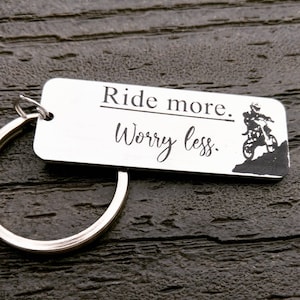 Dirt Bike Gift - Motocross Keychain - Rider Care Package - Boyfriend Gift - Braaap Keychain - Dirt Bike Mom - Personalized - Motocross Gift