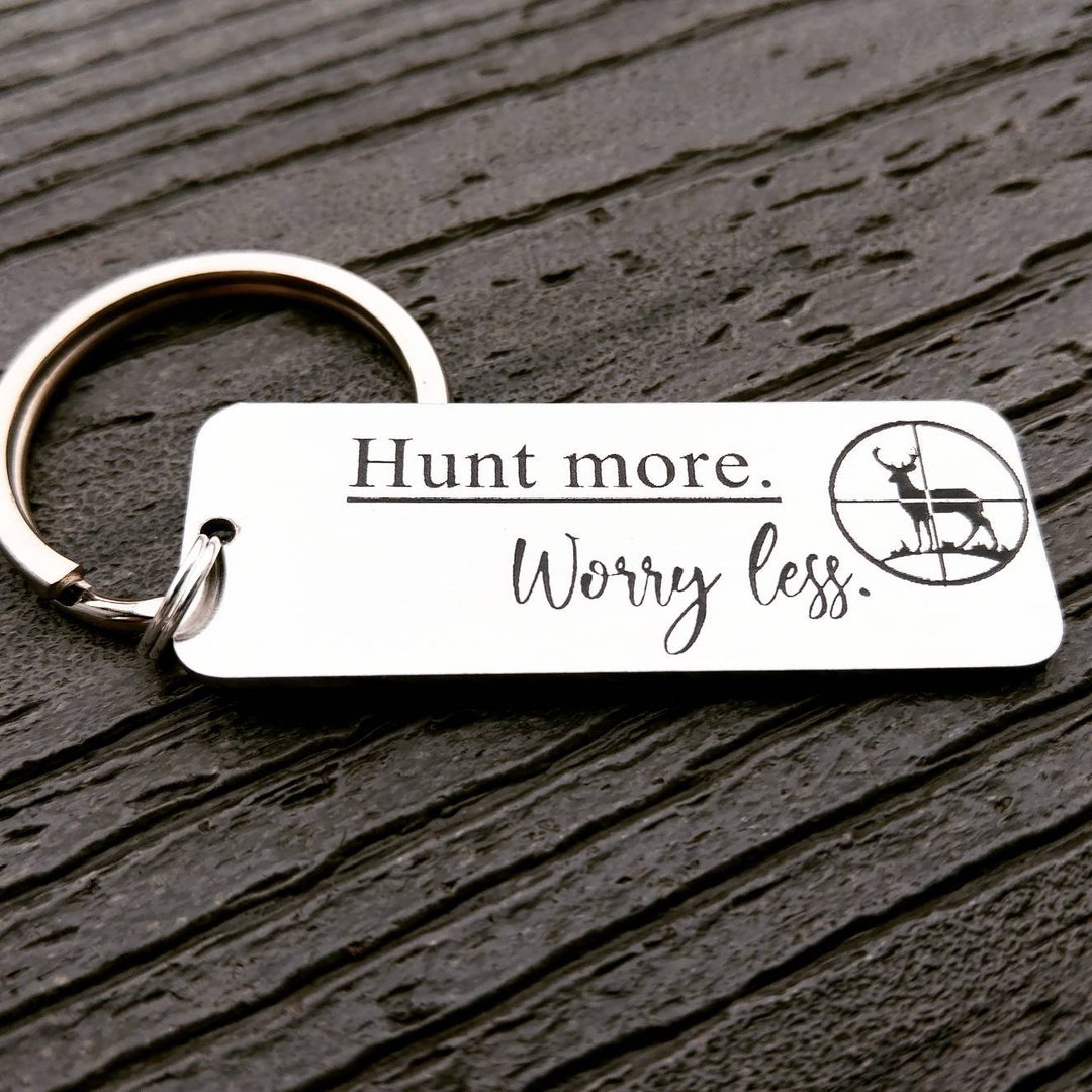 Hunting Keychain Hunting Care Package Hunter Keychain Etsy