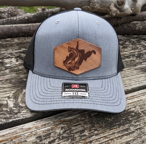 Catfish Hat - Fishing Hat - Fisherman Hat - Fisherman Gift - Richardson Hat - Iowa Hat - Outdoors Hat - Custom Hat - Catfish Fisherman