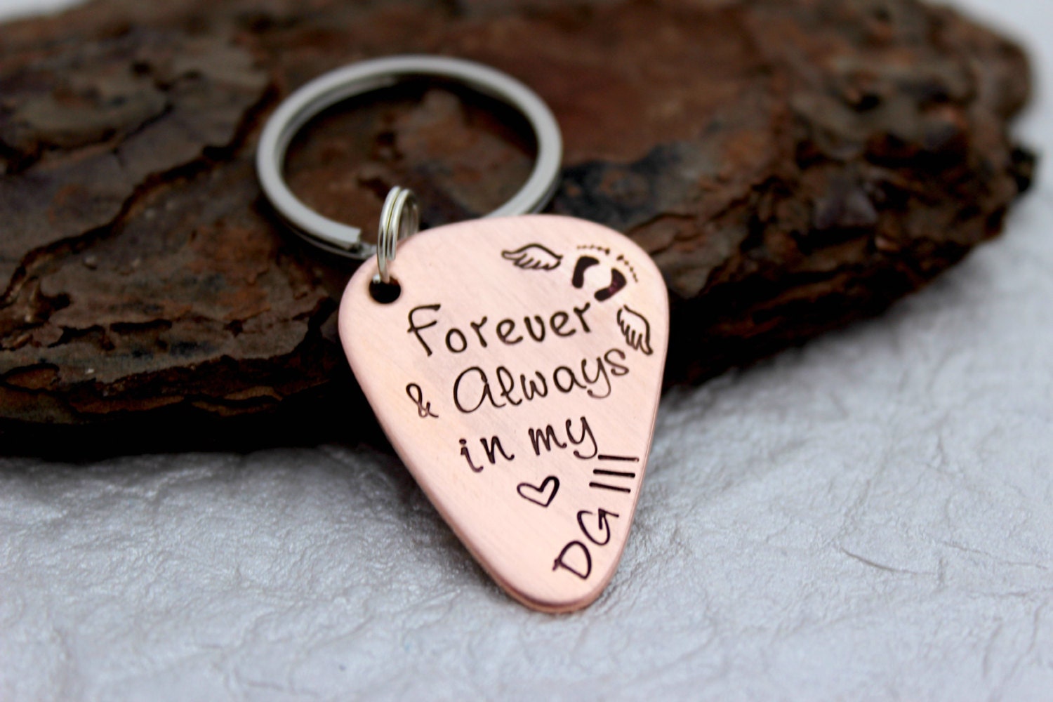 Memorial Keychain Memorial Gift for Men Loss of a Loved Etsy