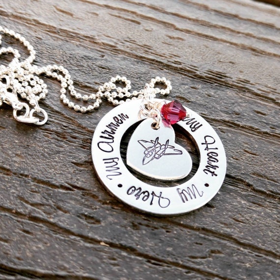 Air force mom necklace deals