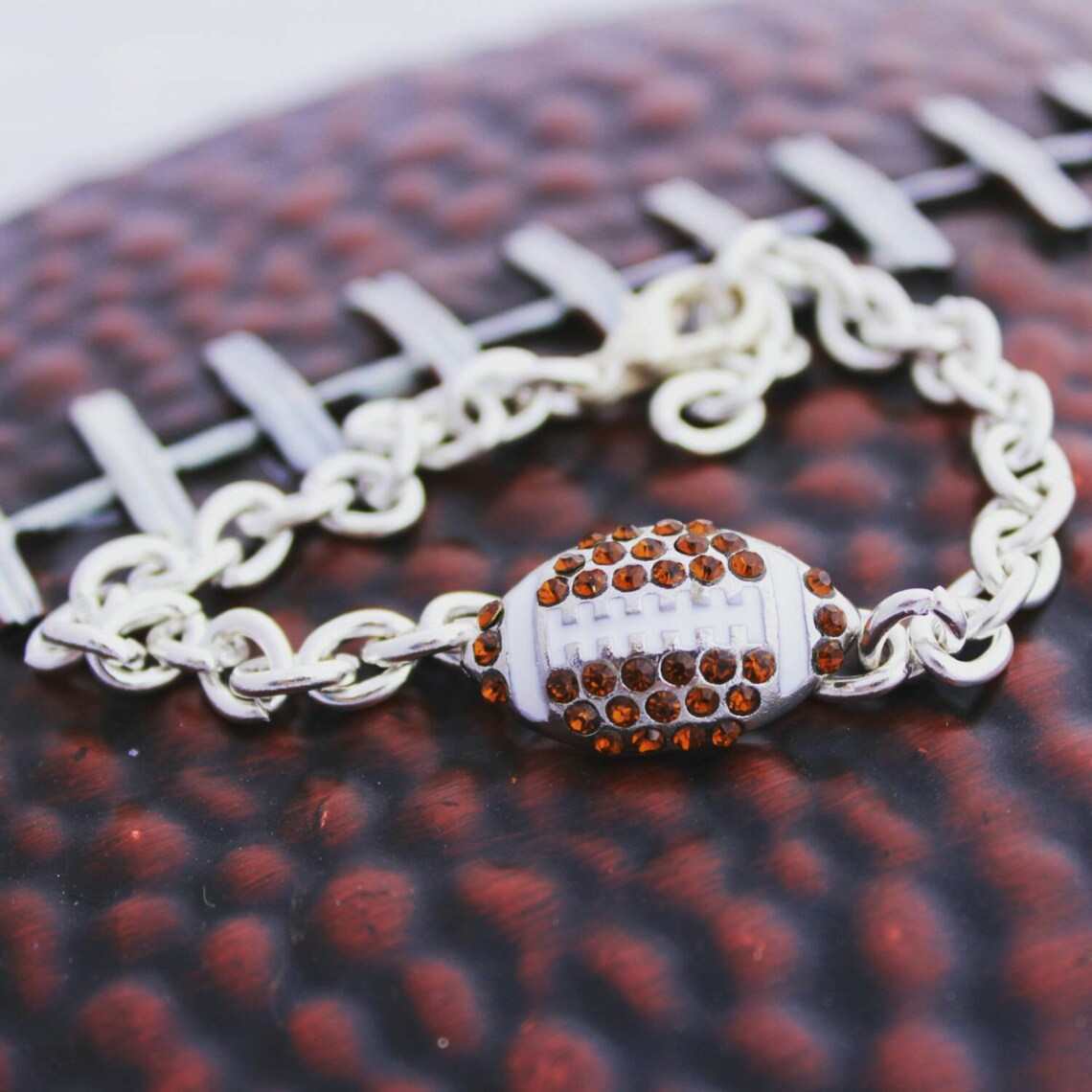 Football Bracelet Football Jewelry Football Mom Football Etsy
