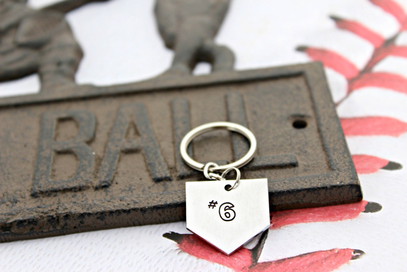 Baseball Keychain Baseball Mom Softball Keychain All Etsy