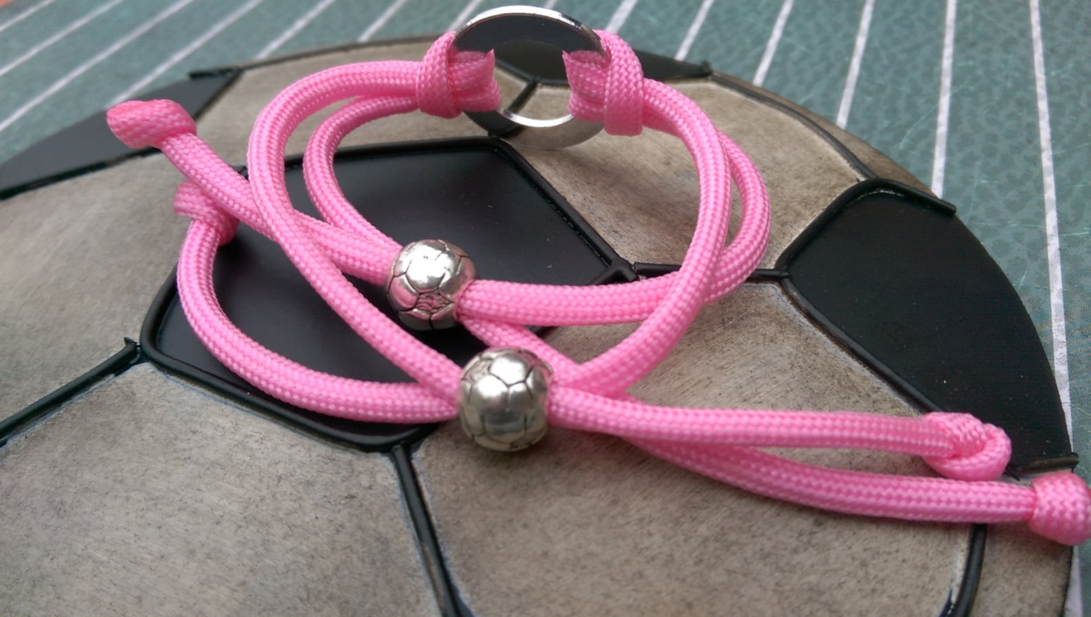 Sports Paracord Bracelet Soccer Bracelet Youth Softball Etsy