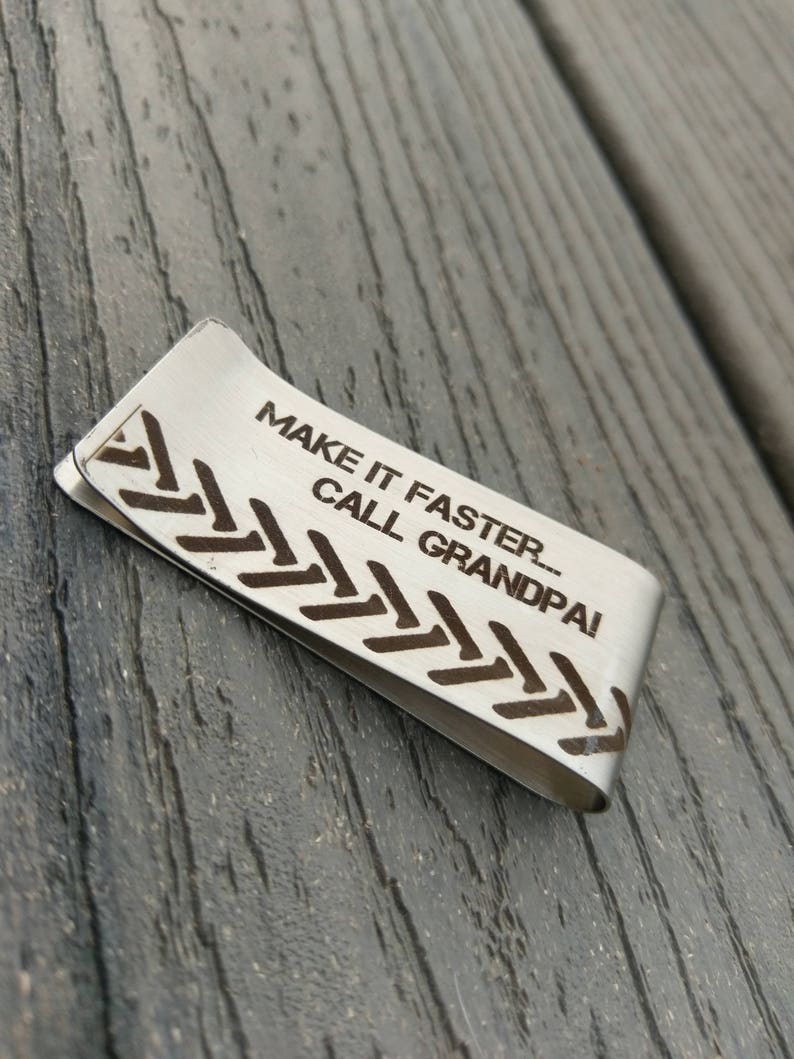 Money Clip for Grandpa - Grandpa Gift - Personalized Money Clip Money Clip for Grandpa - Grandpa Gift - Personalized Money Clip