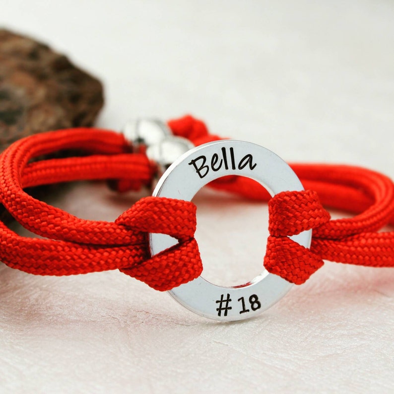 Sports Paracord Bracelet Soccer Bracelet Youth Softball Etsy