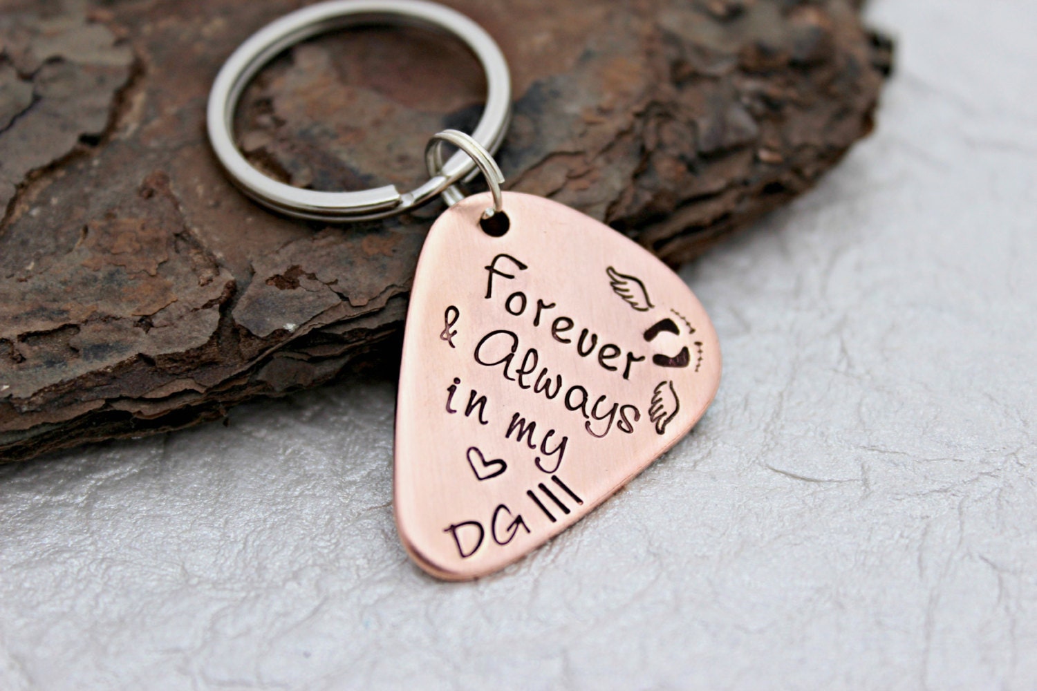 Memorial Keychain Memorial Gift for Men Loss of a Loved Etsy