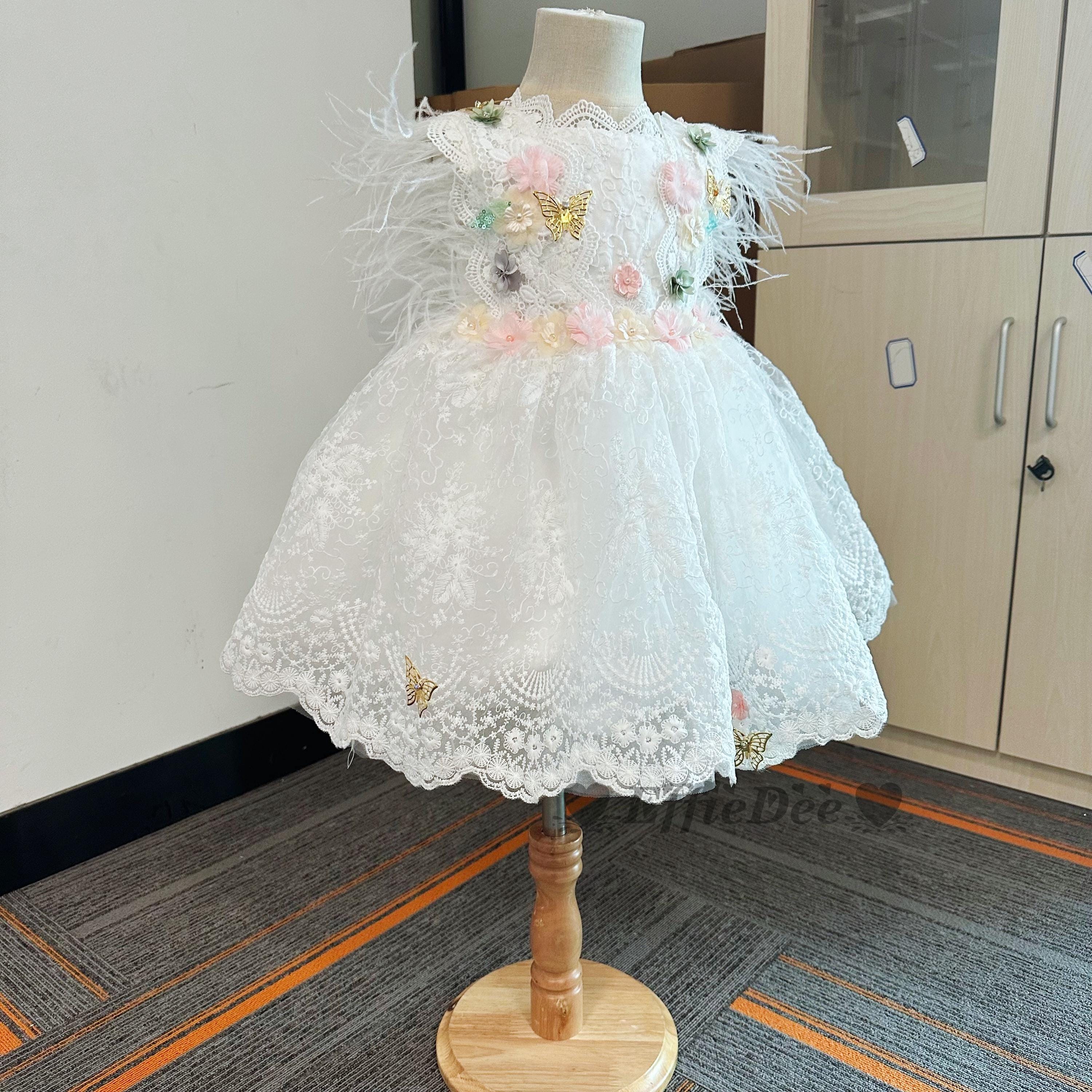 knee length dresses for ladies Poppy Lace Dress at Baby Beau & Belle