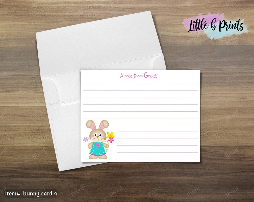 personalized stationery for little girls