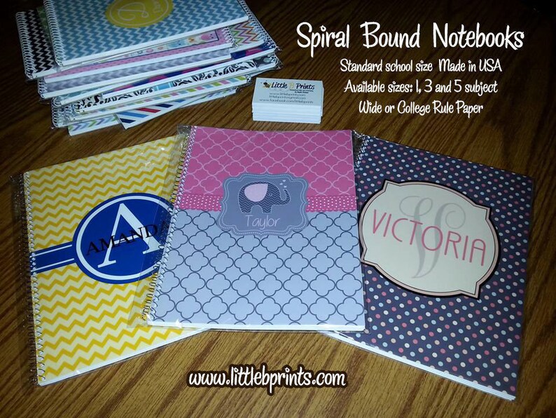Livestock Pig Personalized Notebook Steno Pad or Notepad Journal Spiral Bound Livestock Judging Fairs Farm