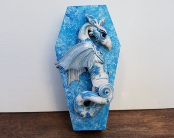 Dragon Treasure Box Coffin Tiny Turquoise Tidbits