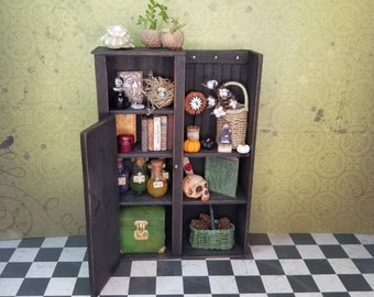 Miniature Witch Cupboard Shelf Kitchen Cabinet Hutch