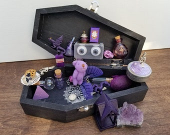 Purple Dragon Treasure Box Coffin