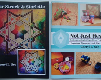 ZAOSZCZĘDŹ DUŻO na zestawie 2 książek „English Paper Piecing Books” autorstwa Cheryl See