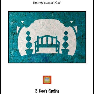 Park Bench Applique Quilt Pattern