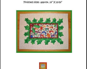 Wzór na kołdrę Holly Jolly Christmas Tablemat And Table Runner